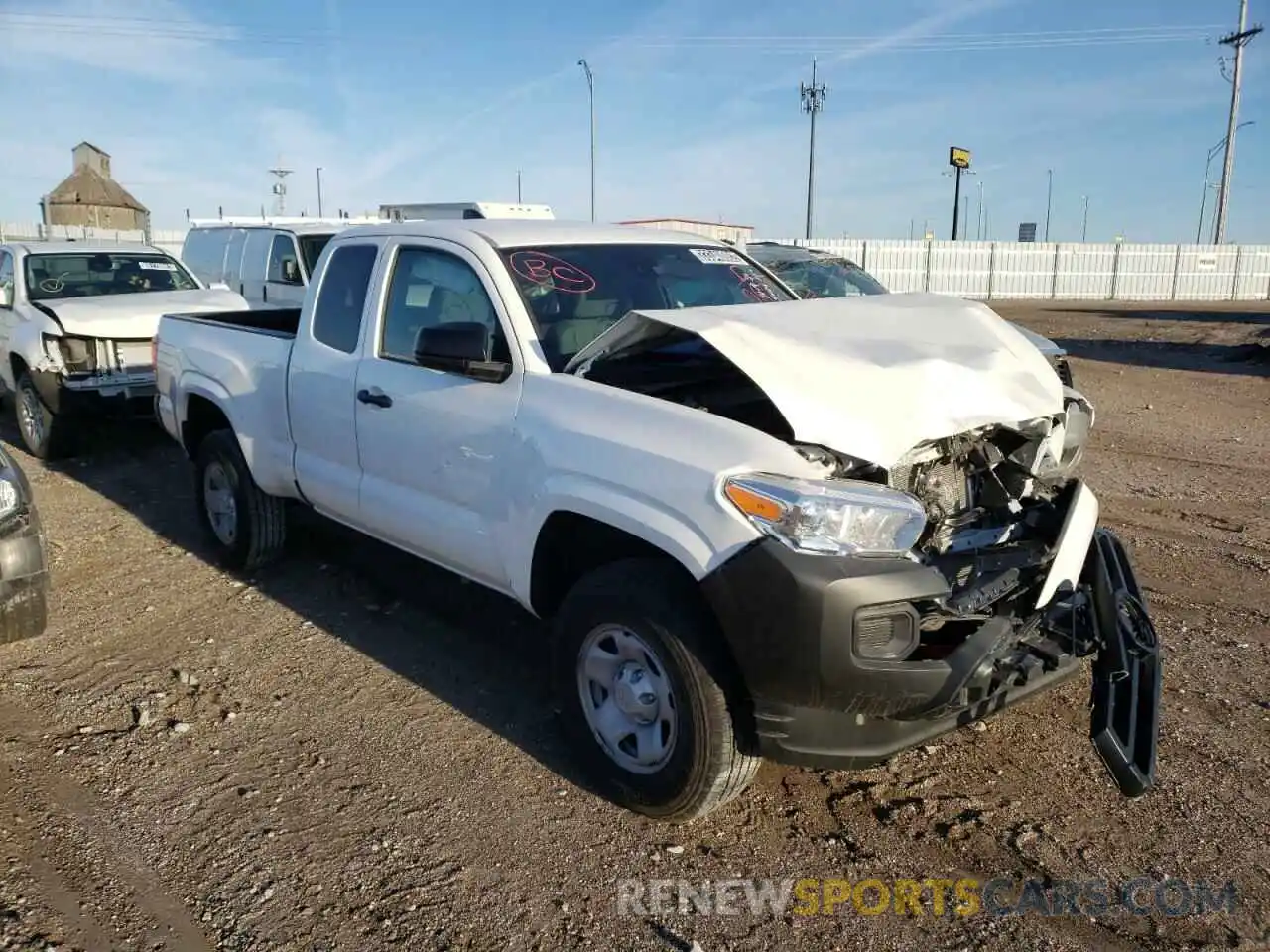 1 Photograph of a damaged car 3TYRX5GN5MT030829 TOYOTA TACOMA 2021