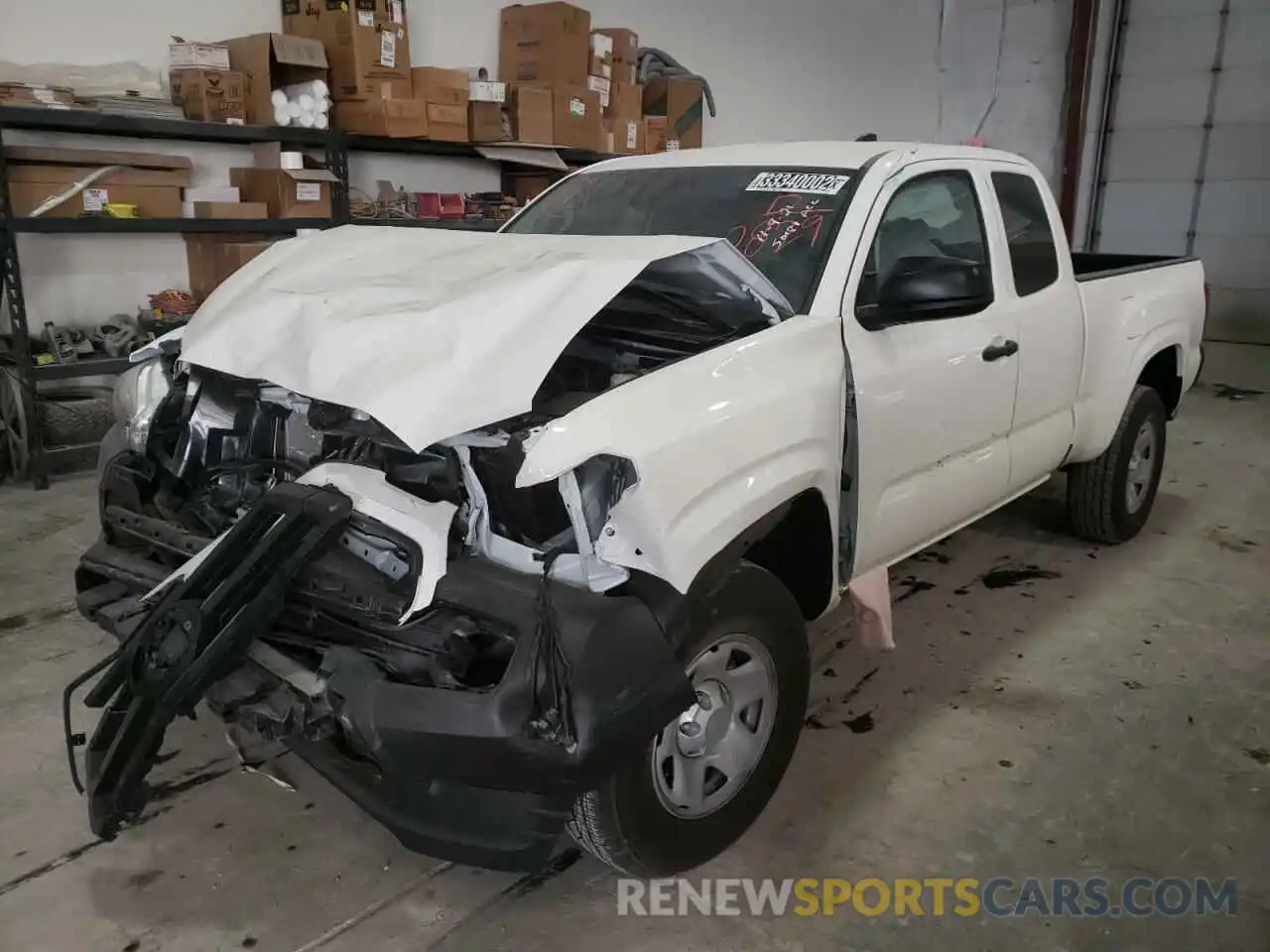 2 Photograph of a damaged car 3TYRX5GN5MT030829 TOYOTA TACOMA 2021