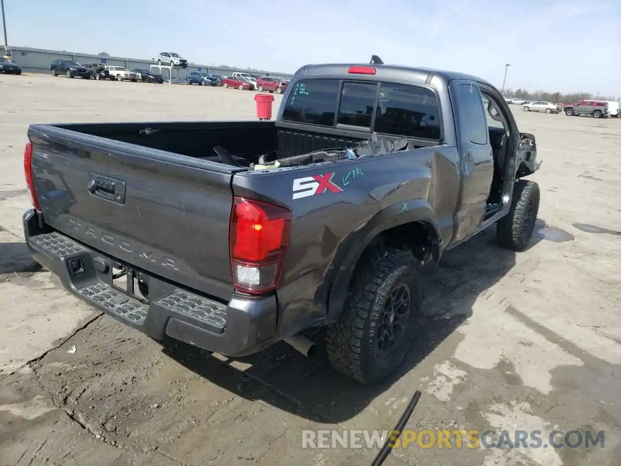 4 Фотография поврежденного автомобиля 3TYRX5GN6MT005633 TOYOTA TACOMA 2021