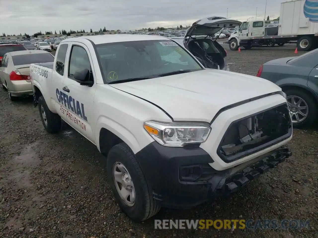 1 Photograph of a damaged car 3TYRX5GN6MT008354 TOYOTA TACOMA 2021