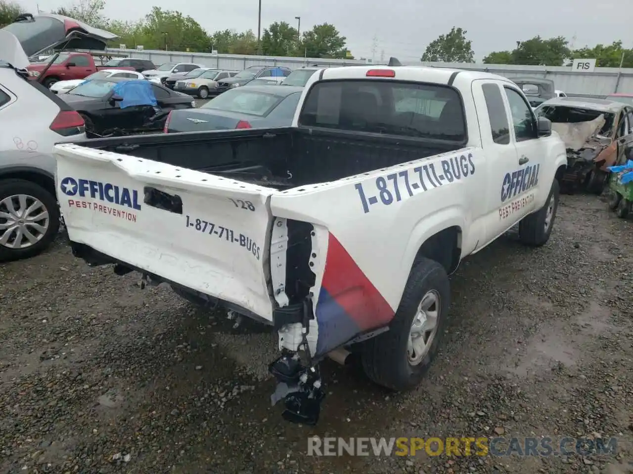 4 Photograph of a damaged car 3TYRX5GN6MT008354 TOYOTA TACOMA 2021