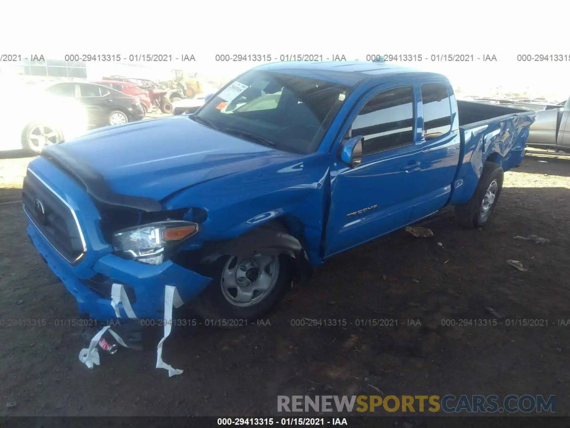 2 Photograph of a damaged car 3TYRX5GN6MT009228 TOYOTA TACOMA 2021