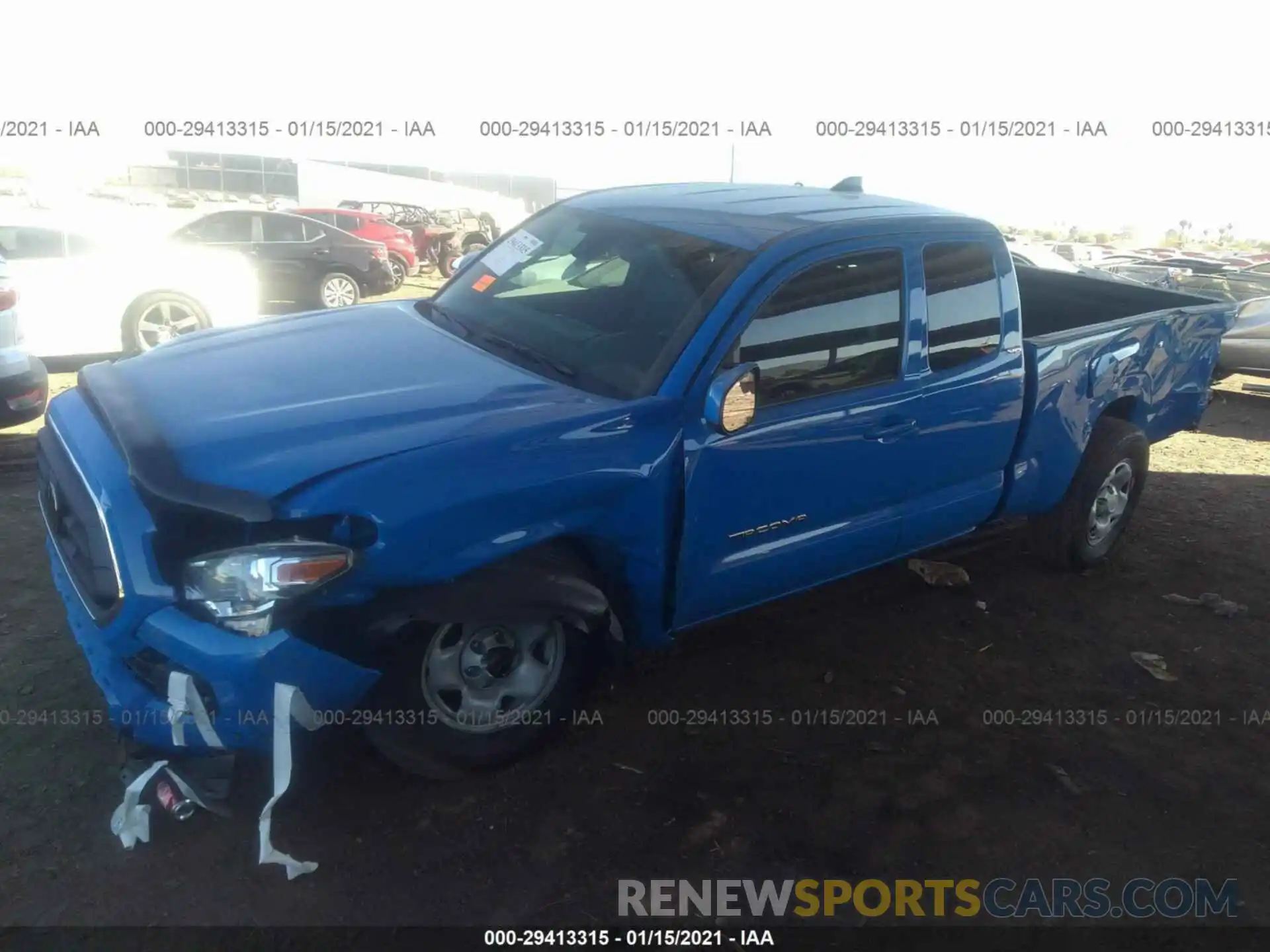 6 Фотография поврежденного автомобиля 3TYRX5GN6MT009228 TOYOTA TACOMA 2021