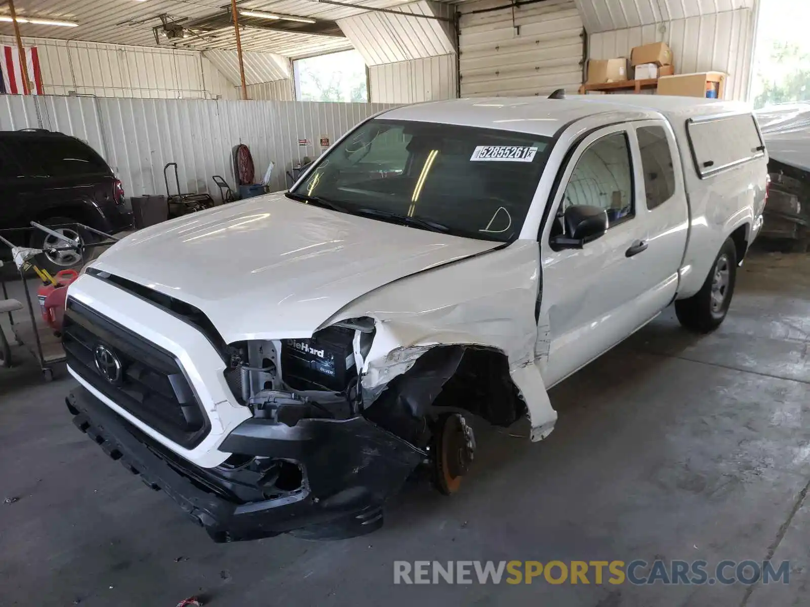 2 Photograph of a damaged car 3TYRX5GN6MT011254 TOYOTA TACOMA 2021