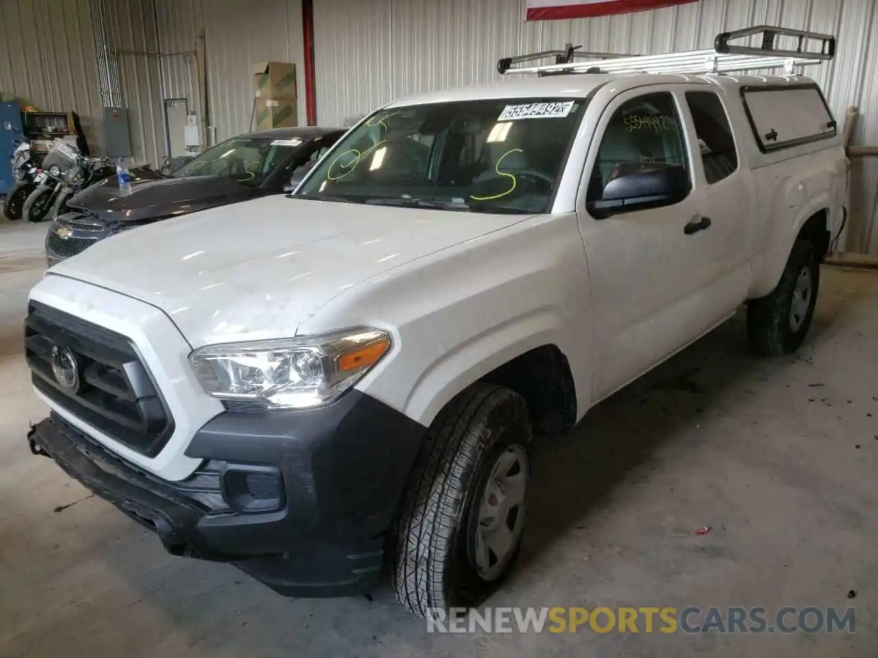 2 Photograph of a damaged car 3TYRX5GN6MT028524 TOYOTA TACOMA 2021