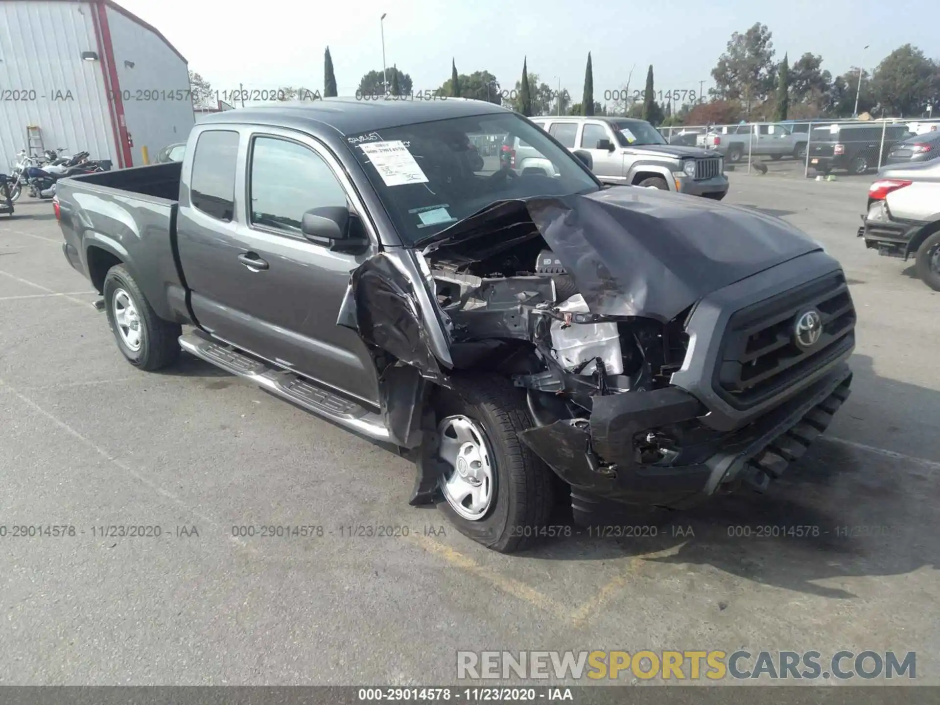 1 Photograph of a damaged car 3TYRX5GN7MT005897 TOYOTA TACOMA 2021