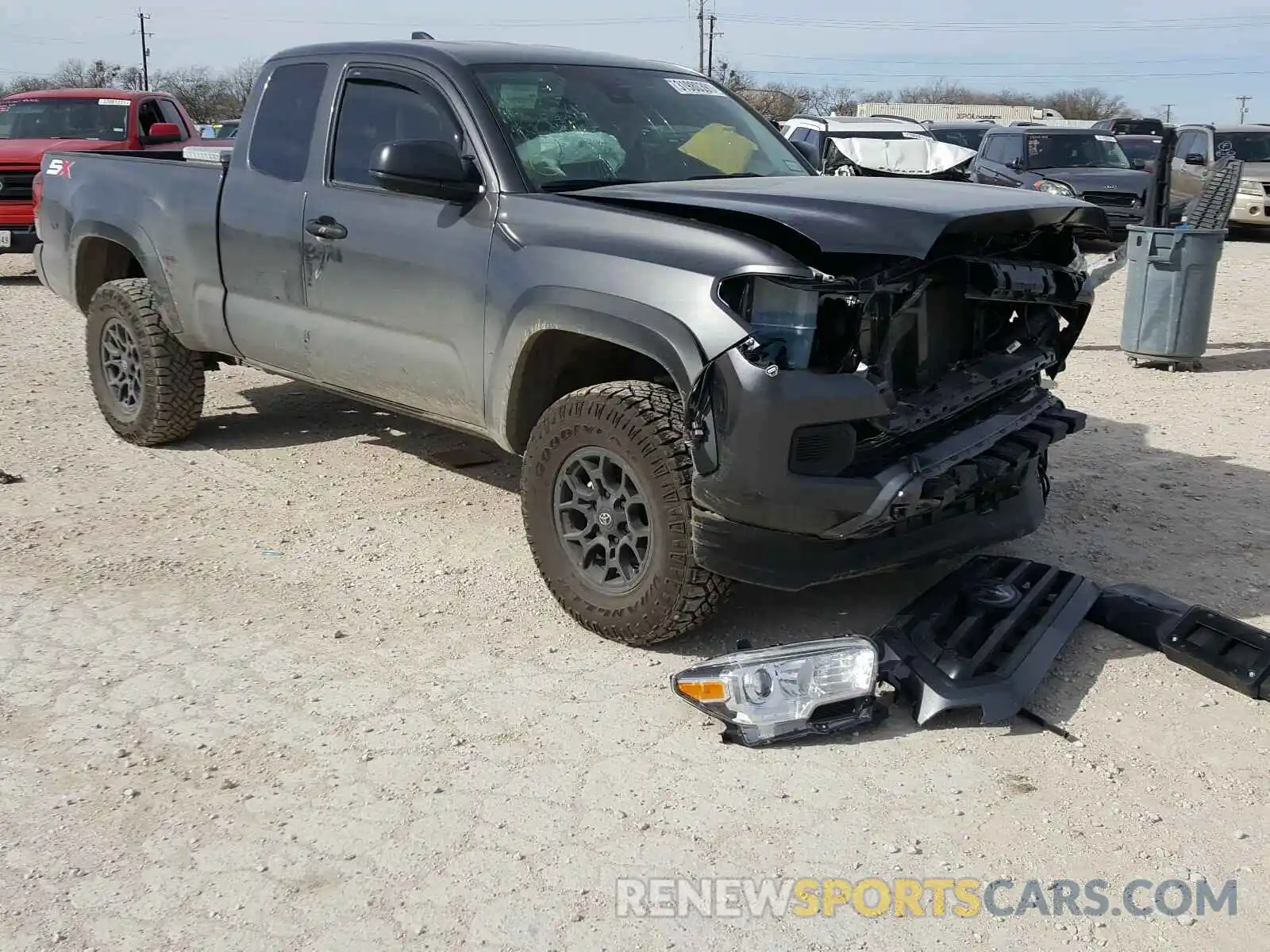 1 Photograph of a damaged car 3TYRX5GN7MT007679 TOYOTA TACOMA 2021