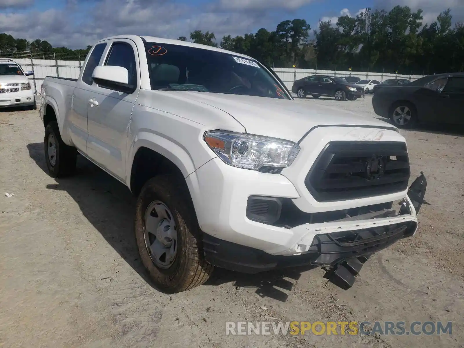 1 Photograph of a damaged car 3TYRX5GN7MT007682 TOYOTA TACOMA 2021