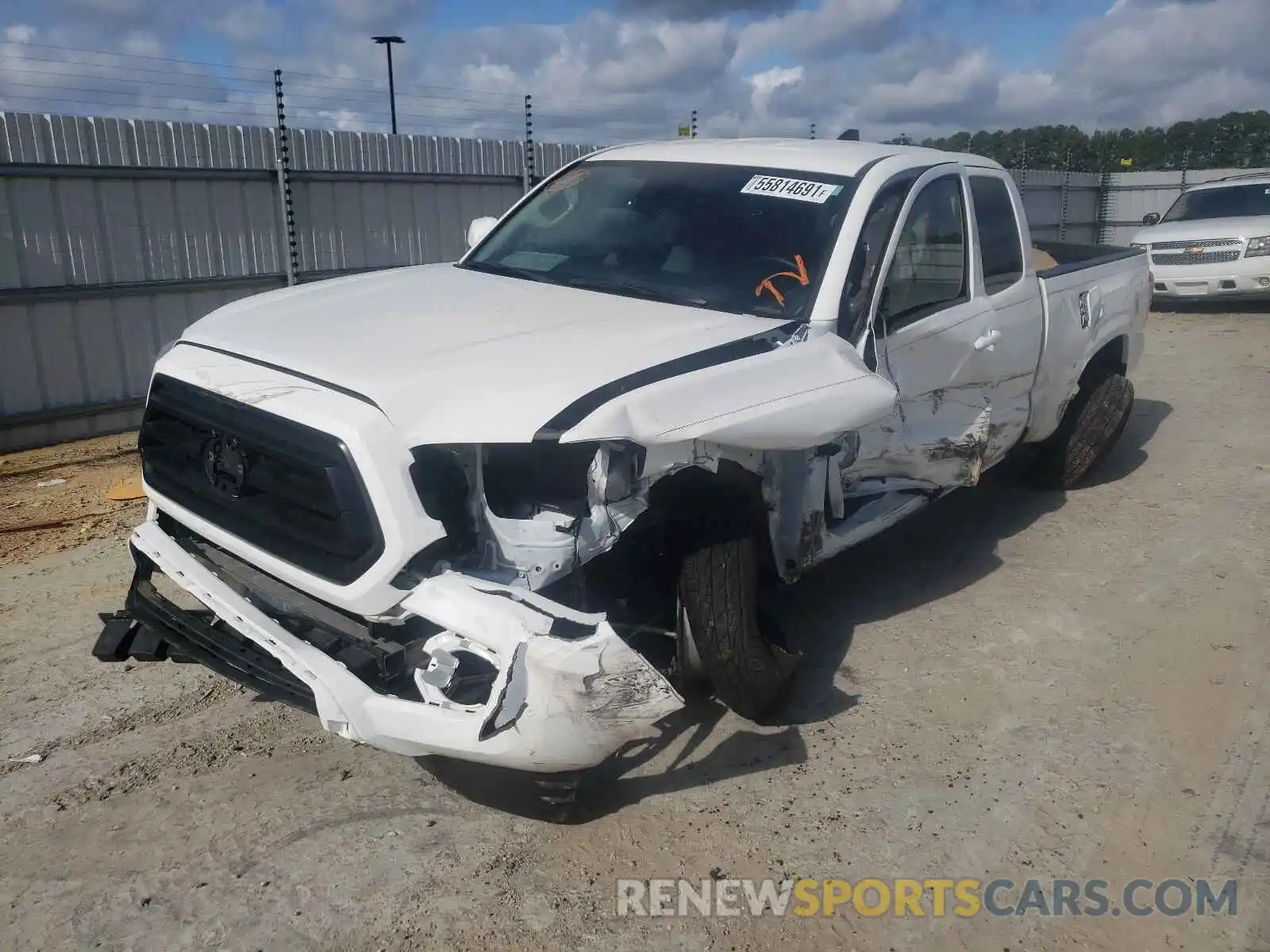 2 Photograph of a damaged car 3TYRX5GN7MT007682 TOYOTA TACOMA 2021