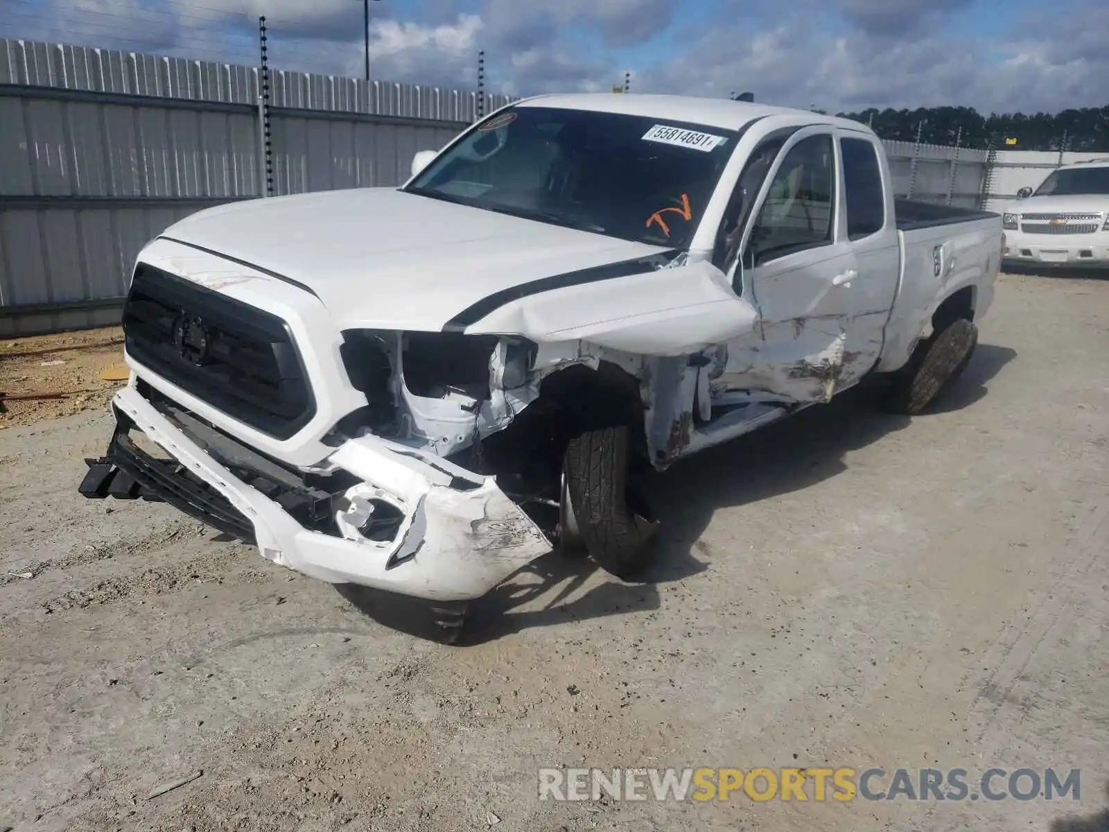 9 Photograph of a damaged car 3TYRX5GN7MT007682 TOYOTA TACOMA 2021