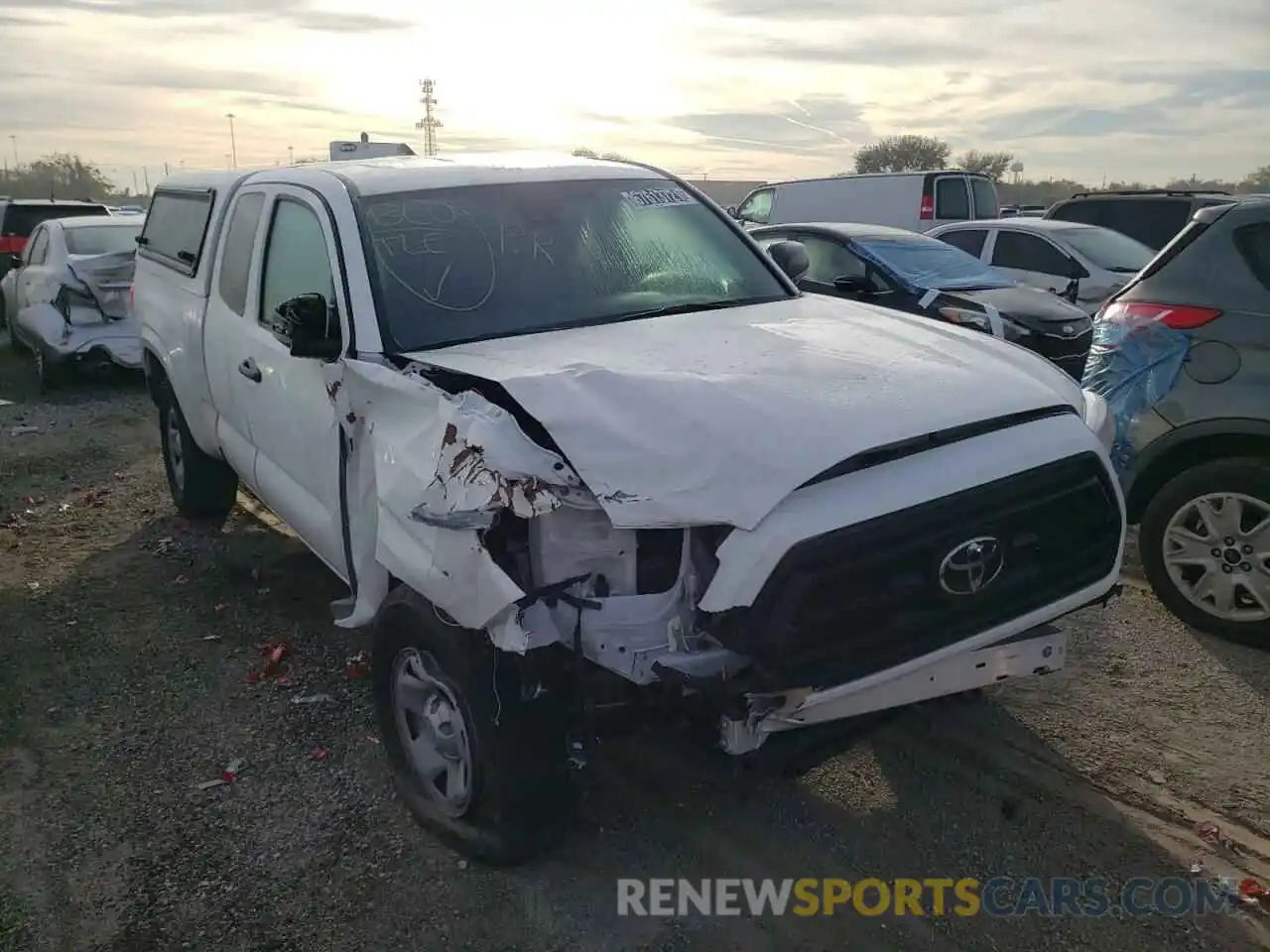 1 Photograph of a damaged car 3TYRX5GN7MT011151 TOYOTA TACOMA 2021