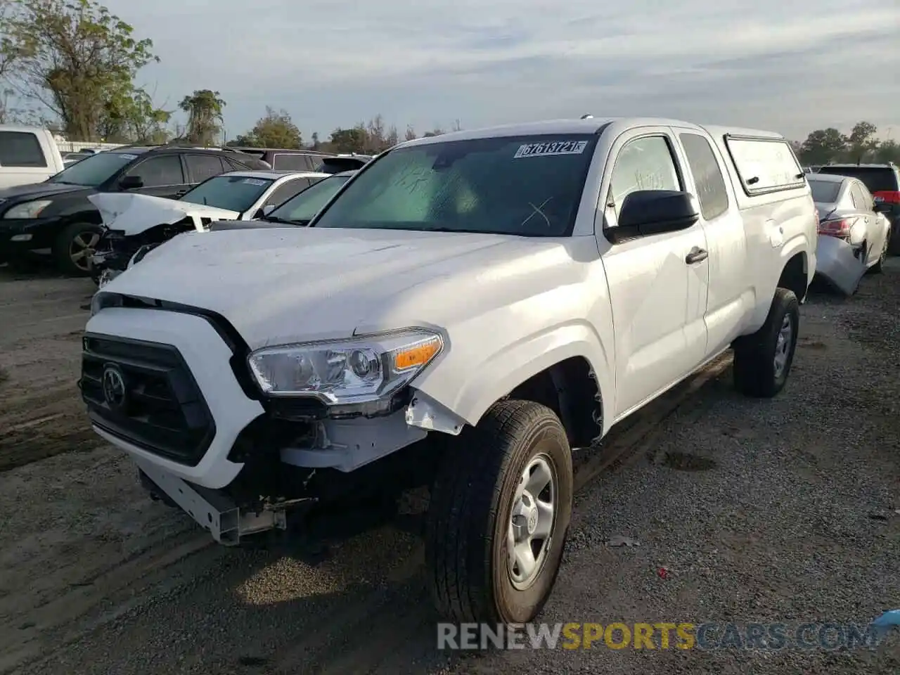 2 Photograph of a damaged car 3TYRX5GN7MT011151 TOYOTA TACOMA 2021