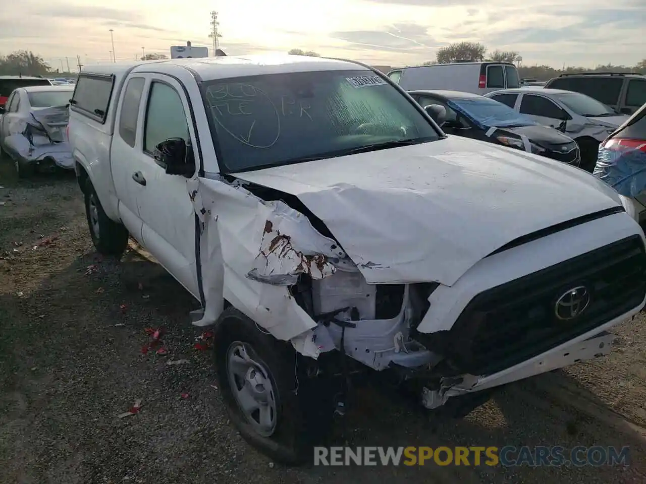 9 Photograph of a damaged car 3TYRX5GN7MT011151 TOYOTA TACOMA 2021