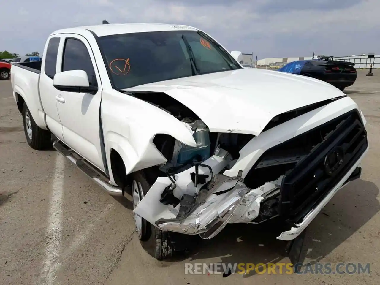 1 Photograph of a damaged car 3TYRX5GN7MT012929 TOYOTA TACOMA 2021