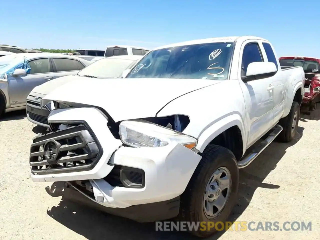 2 Photograph of a damaged car 3TYRX5GN7MT012929 TOYOTA TACOMA 2021