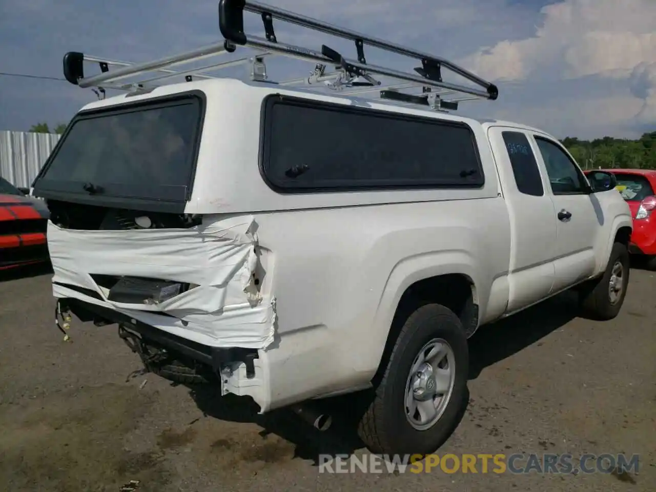 4 Фотография поврежденного автомобиля 3TYRX5GN7MT013448 TOYOTA TACOMA 2021