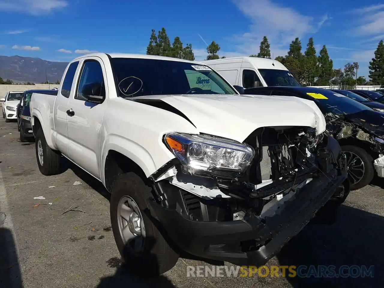 1 Photograph of a damaged car 3TYRX5GN7MT032839 TOYOTA TACOMA 2021