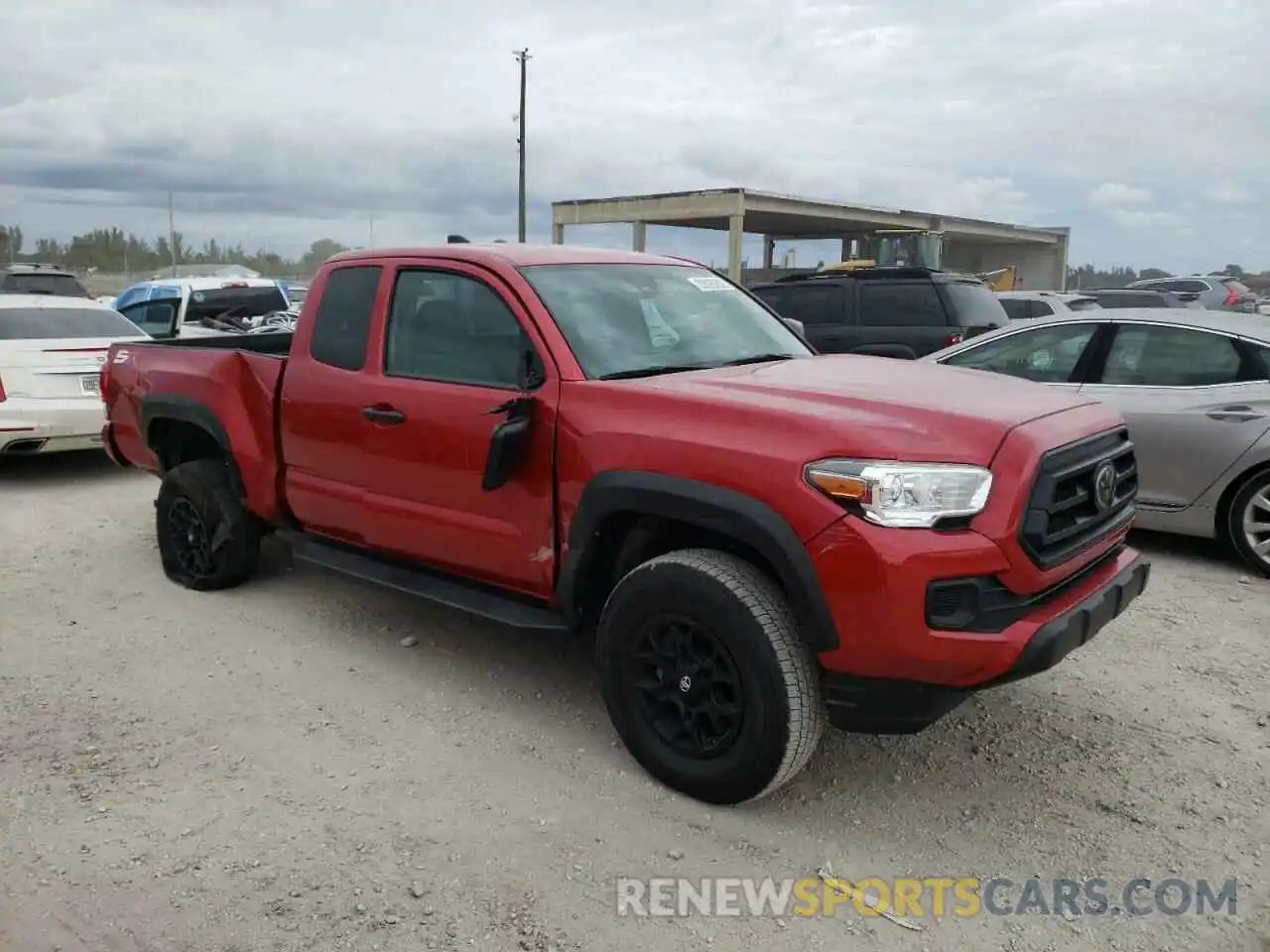 1 Photograph of a damaged car 3TYRX5GN8MT007464 TOYOTA TACOMA 2021