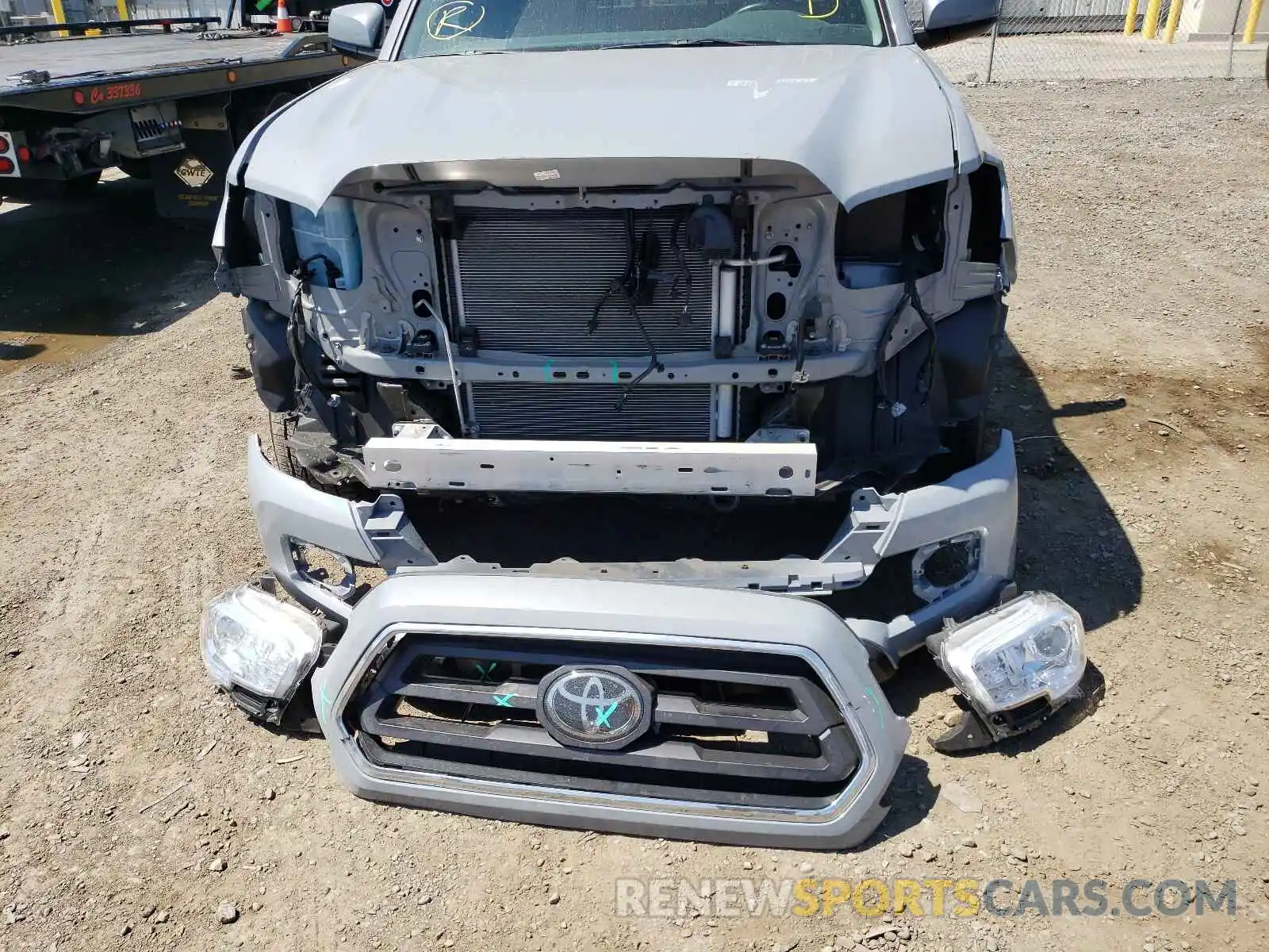 9 Photograph of a damaged car 3TYRX5GN8MT009926 TOYOTA TACOMA 2021