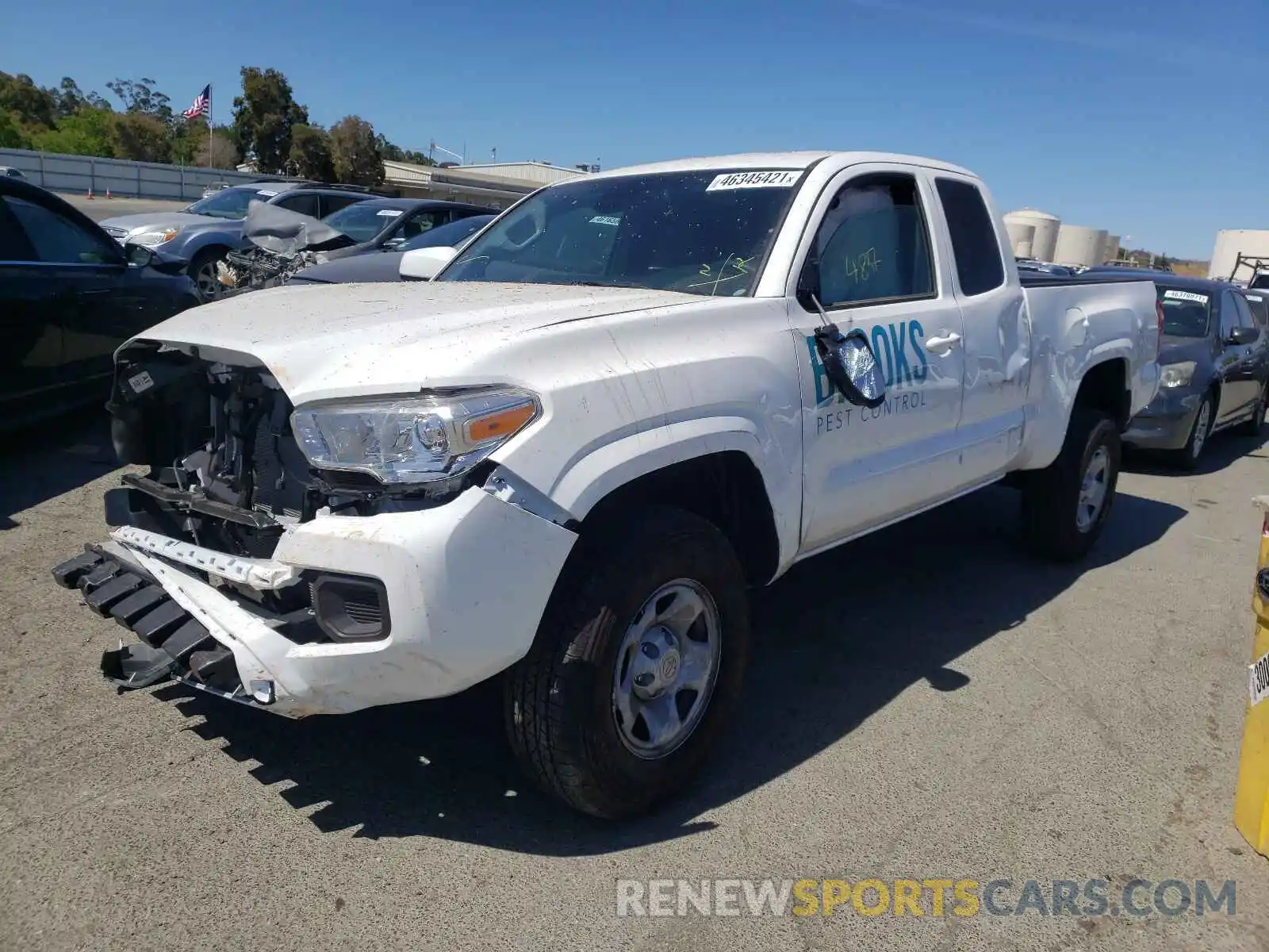 2 Photograph of a damaged car 3TYRX5GN8MT013510 TOYOTA TACOMA 2021