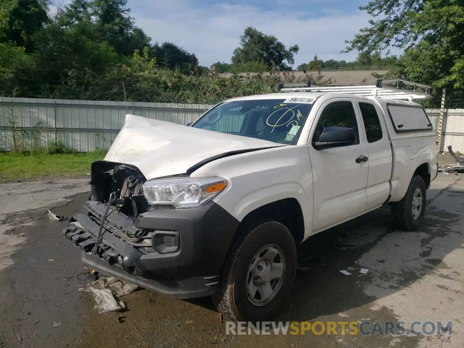 2 Photograph of a damaged car 3TYRX5GN8MT014284 TOYOTA TACOMA 2021