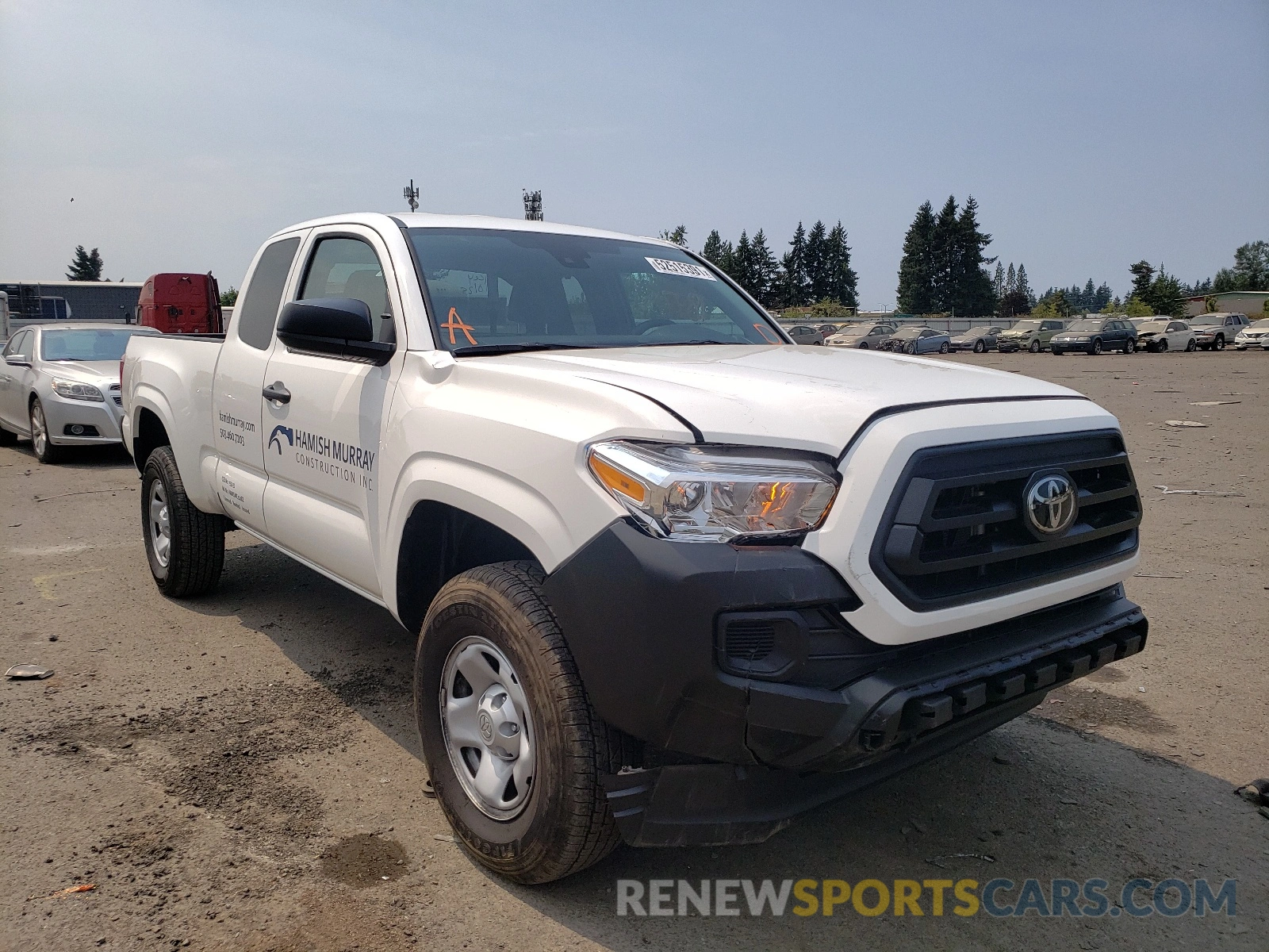 1 Photograph of a damaged car 3TYRX5GN8MT019145 TOYOTA TACOMA 2021