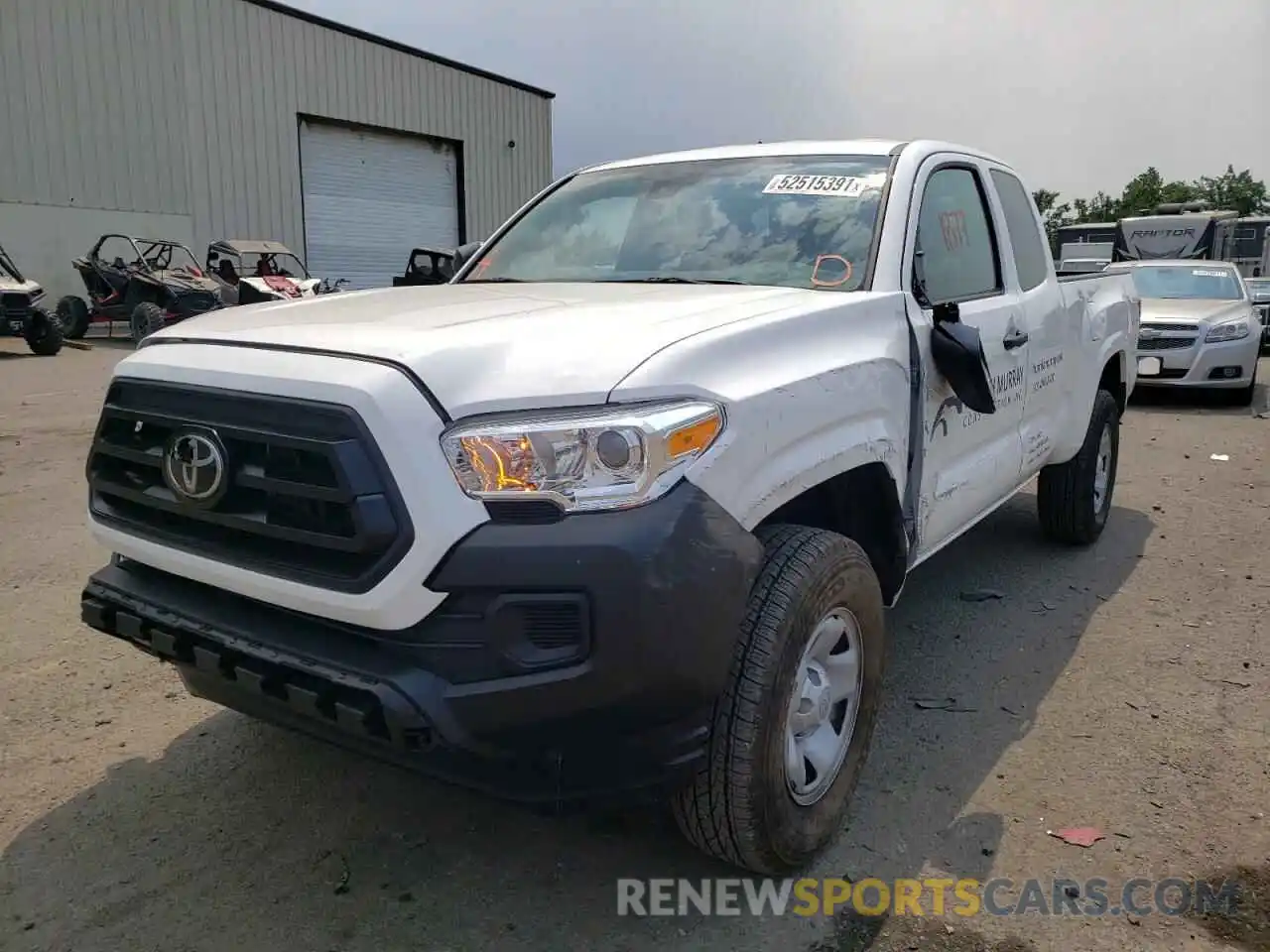 2 Photograph of a damaged car 3TYRX5GN8MT019145 TOYOTA TACOMA 2021