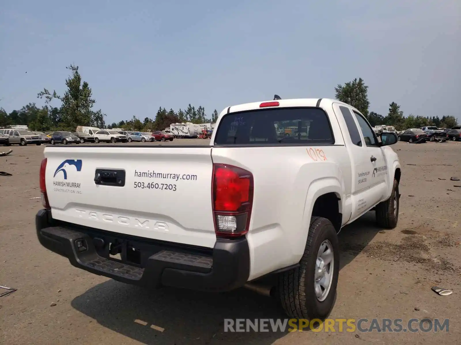 4 Photograph of a damaged car 3TYRX5GN8MT019145 TOYOTA TACOMA 2021