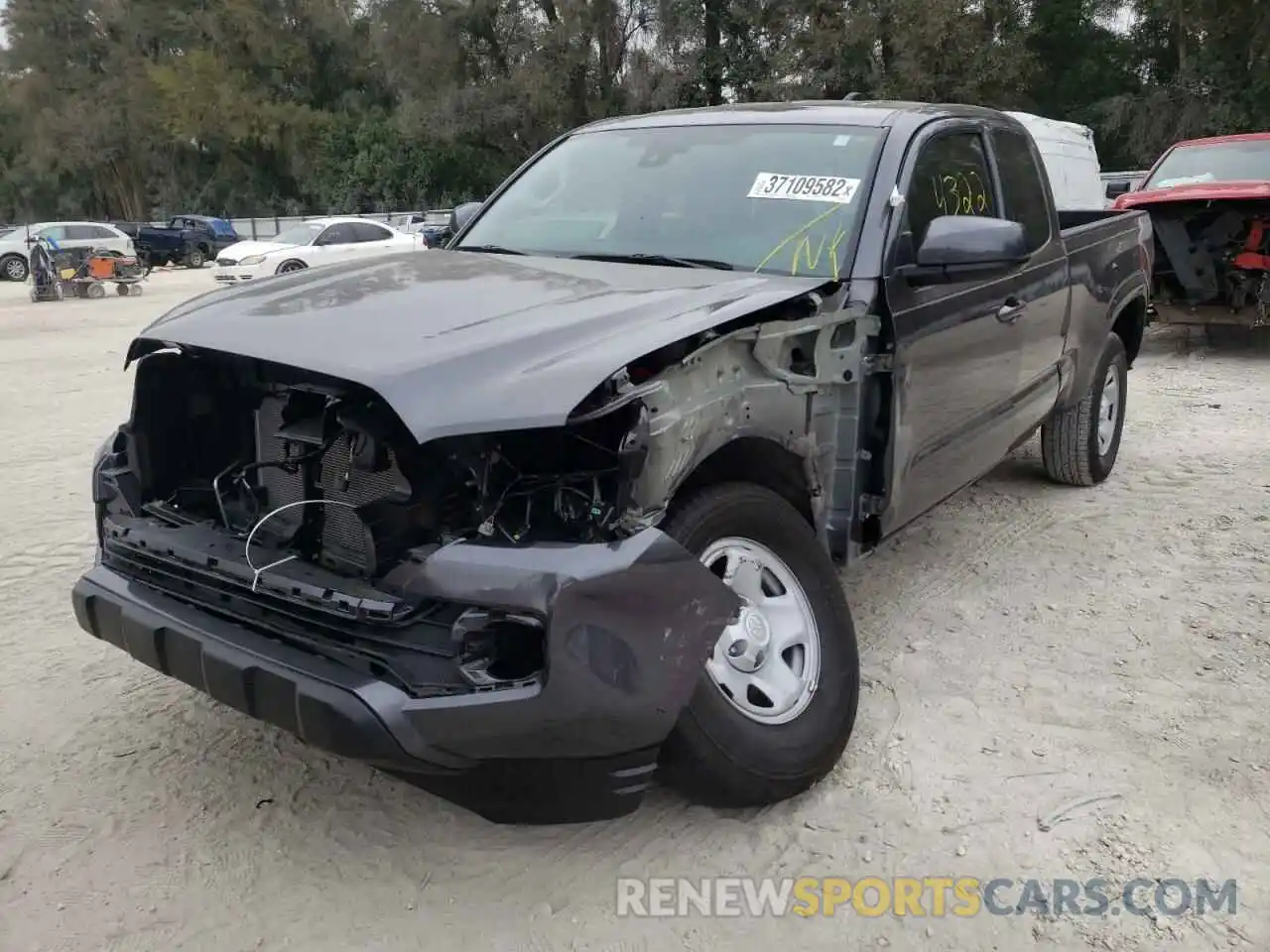 2 Photograph of a damaged car 3TYRX5GN8MT022403 TOYOTA TACOMA 2021