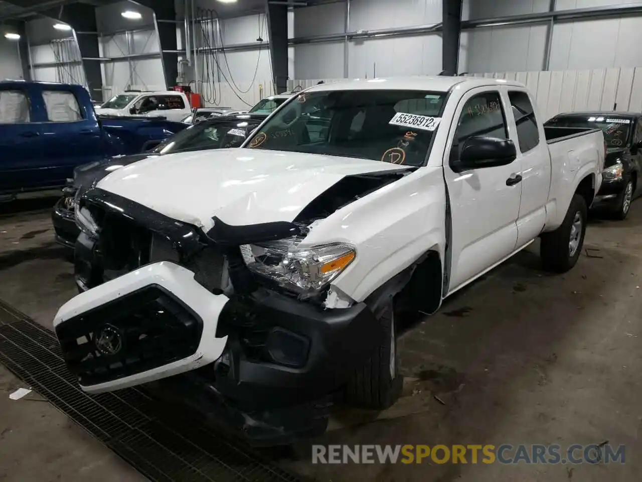 2 Photograph of a damaged car 3TYRX5GN8MT024894 TOYOTA TACOMA 2021