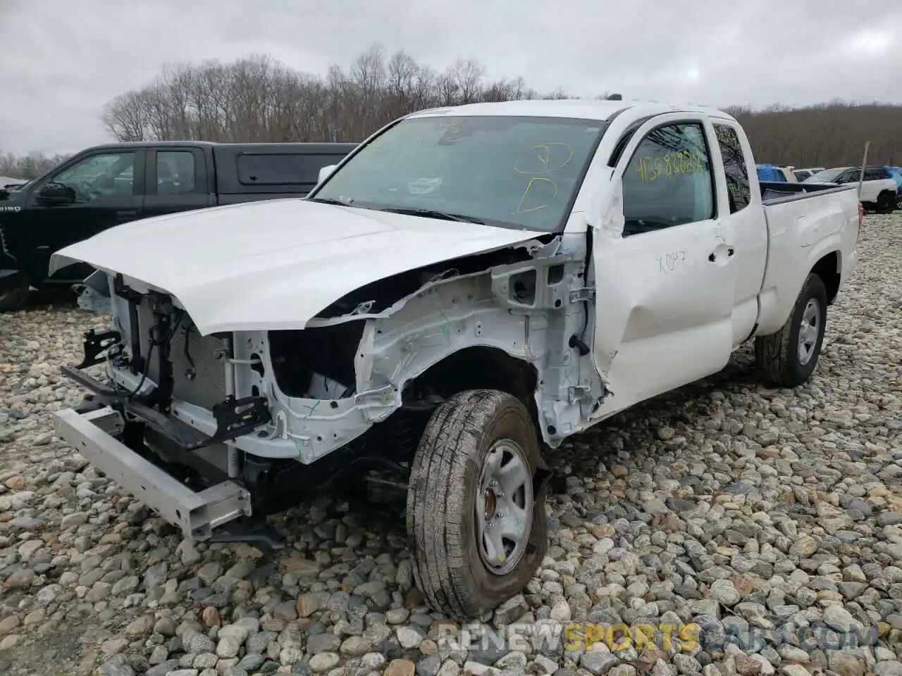 2 Photograph of a damaged car 3TYRX5GN8MT025334 TOYOTA TACOMA 2021