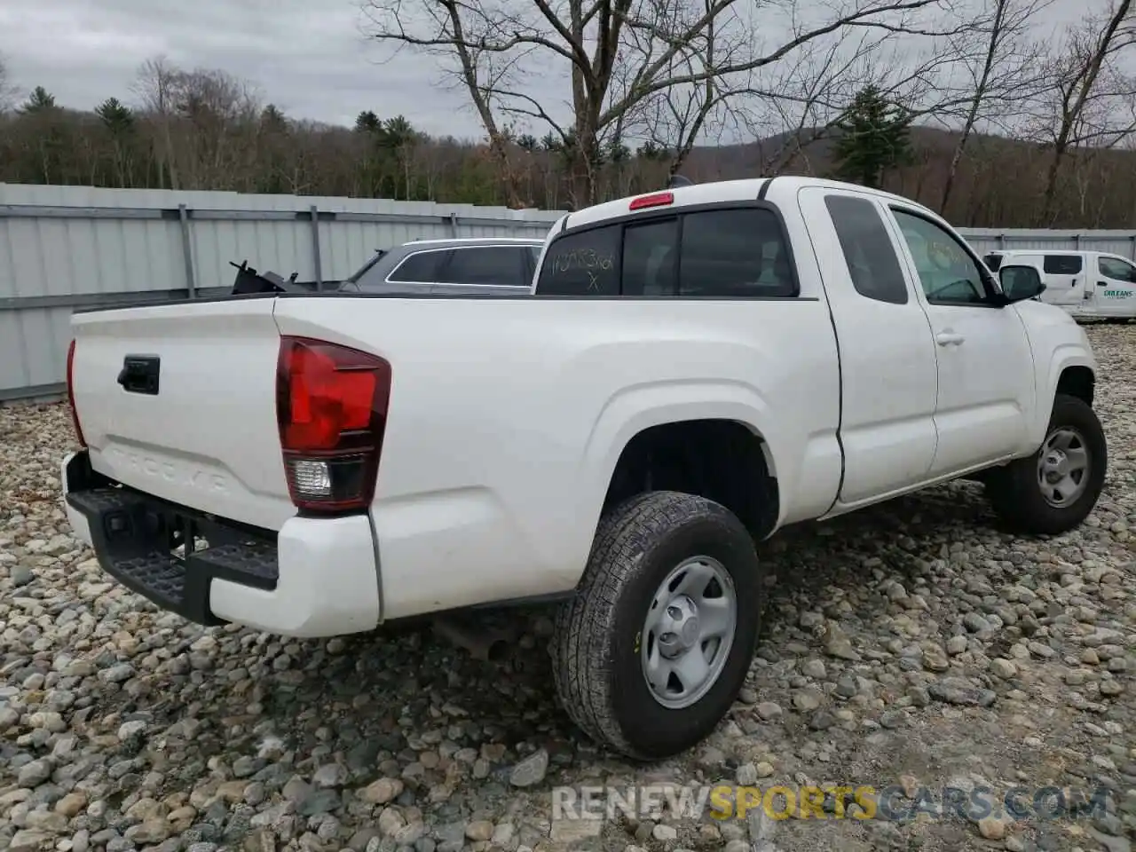 4 Photograph of a damaged car 3TYRX5GN8MT025334 TOYOTA TACOMA 2021