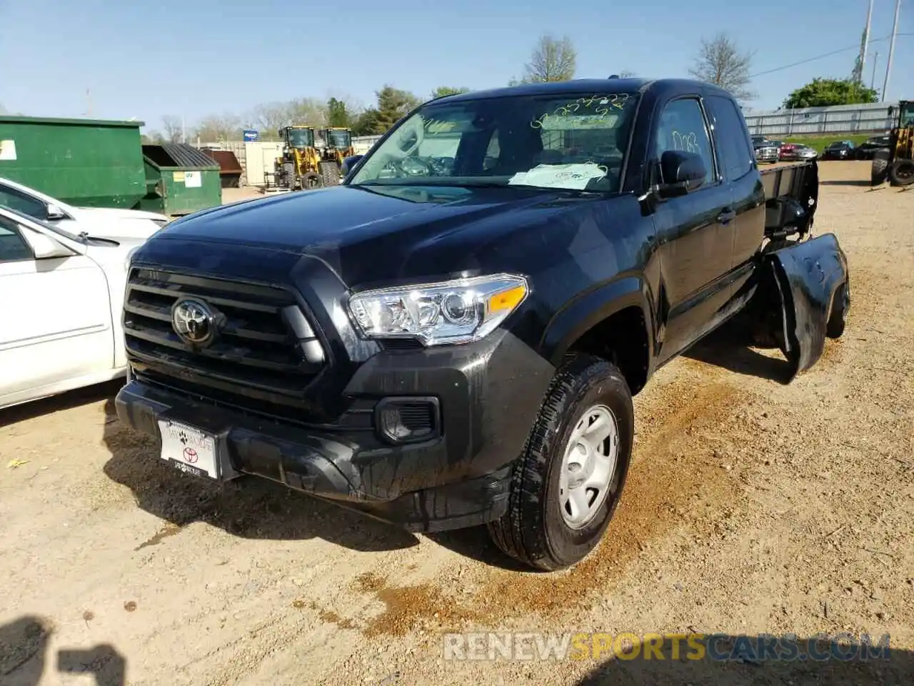 2 Photograph of a damaged car 3TYRX5GN8MT026967 TOYOTA TACOMA 2021