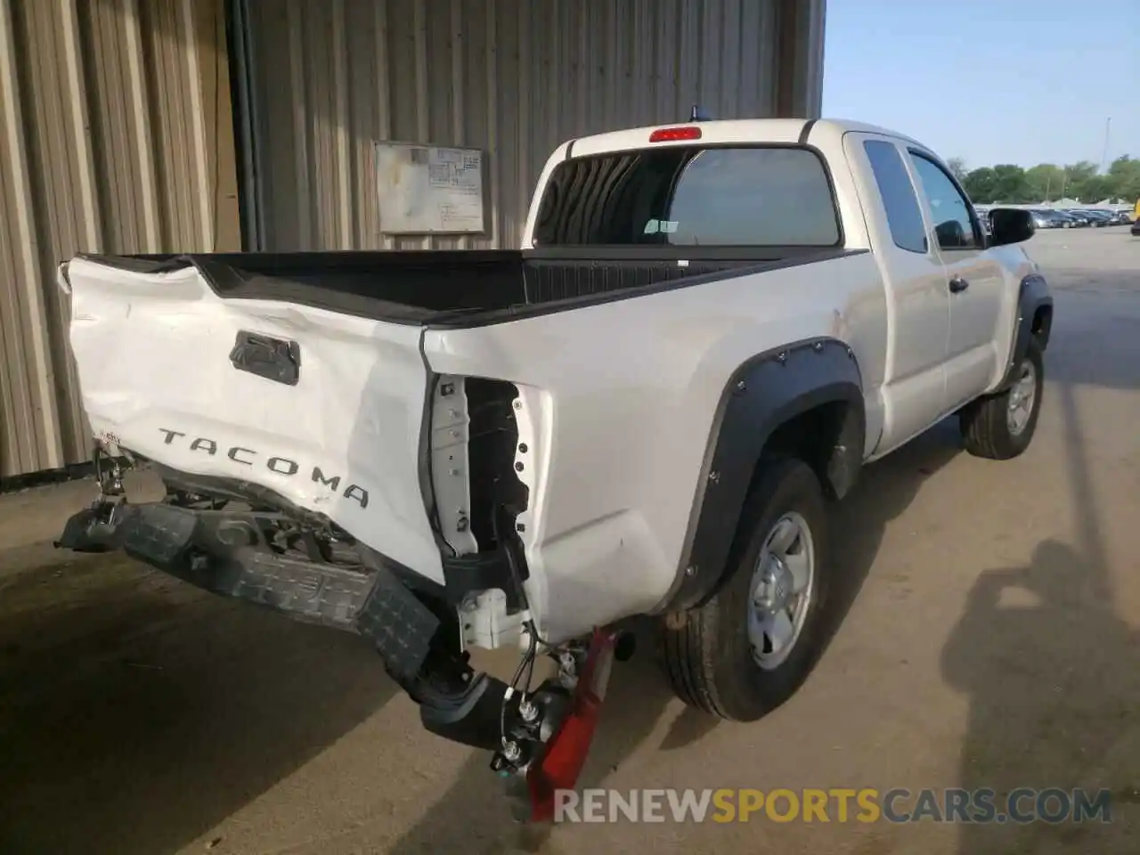 4 Photograph of a damaged car 3TYRX5GN8MT032283 TOYOTA TACOMA 2021