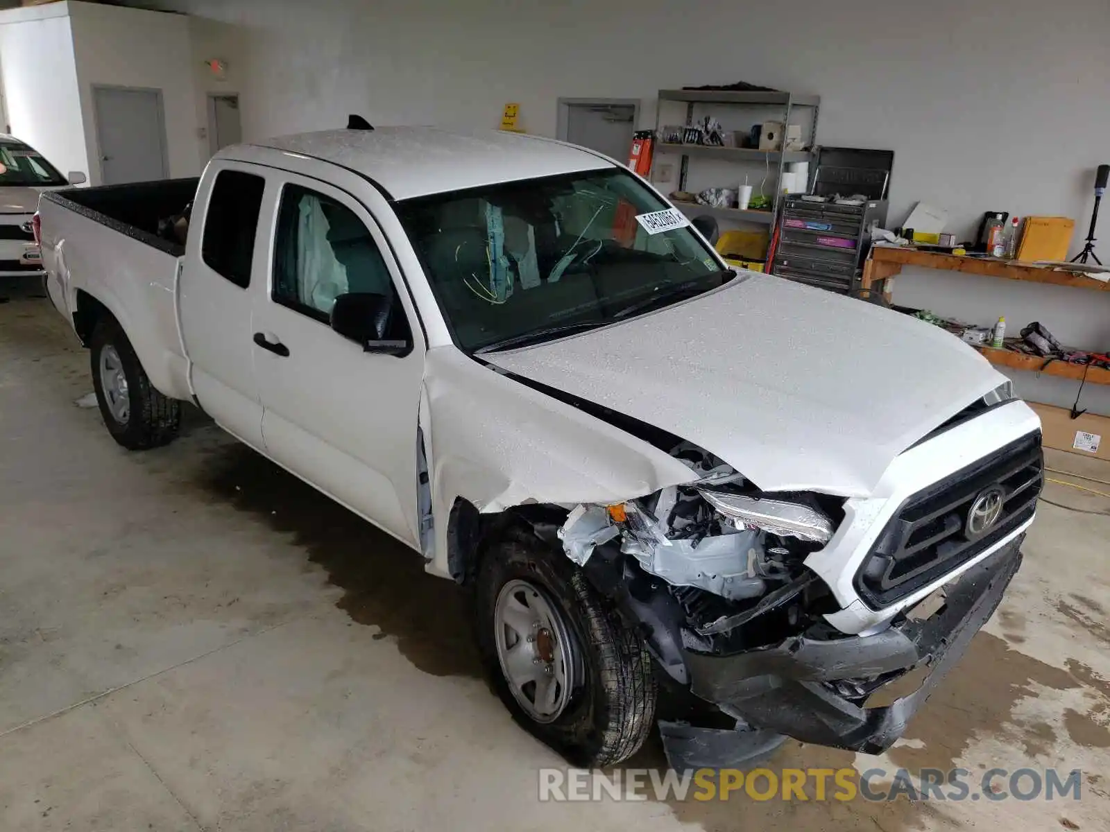 1 Photograph of a damaged car 3TYRX5GN9MT021342 TOYOTA TACOMA 2021