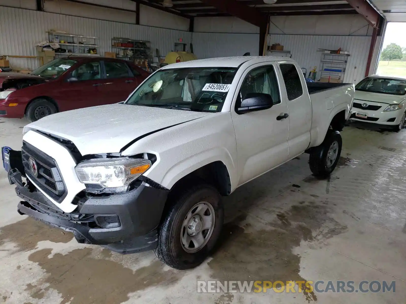 2 Photograph of a damaged car 3TYRX5GN9MT021342 TOYOTA TACOMA 2021