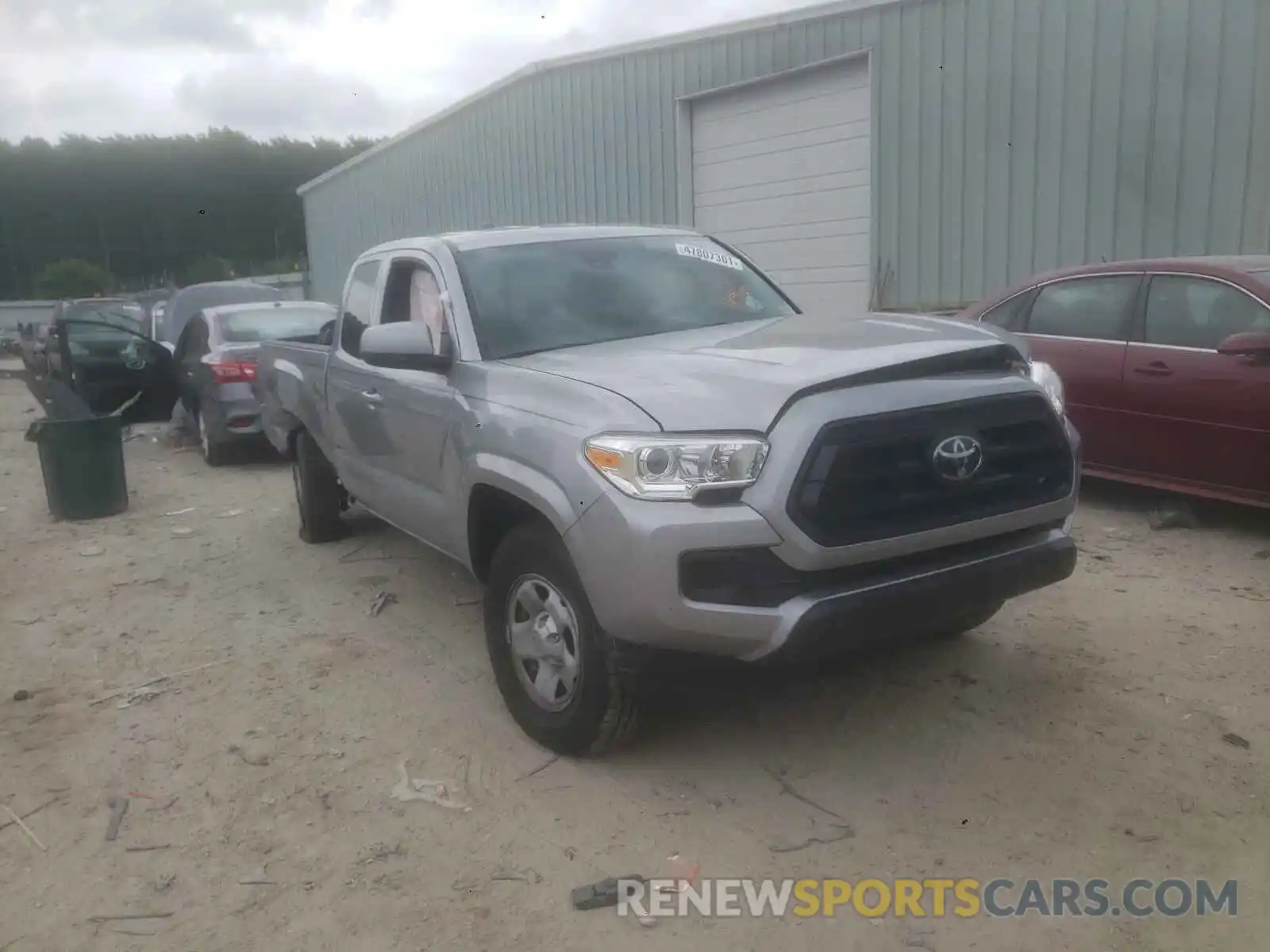 1 Photograph of a damaged car 3TYRX5GNXMT008910 TOYOTA TACOMA 2021