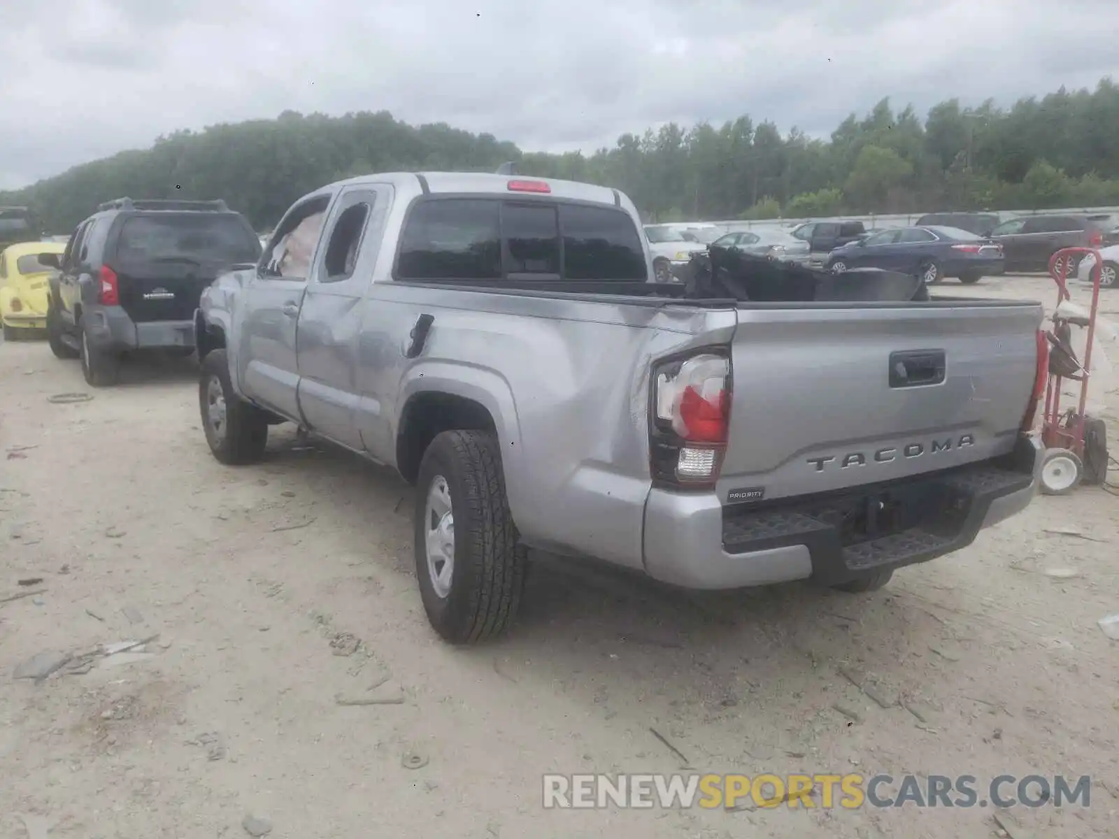 3 Photograph of a damaged car 3TYRX5GNXMT008910 TOYOTA TACOMA 2021