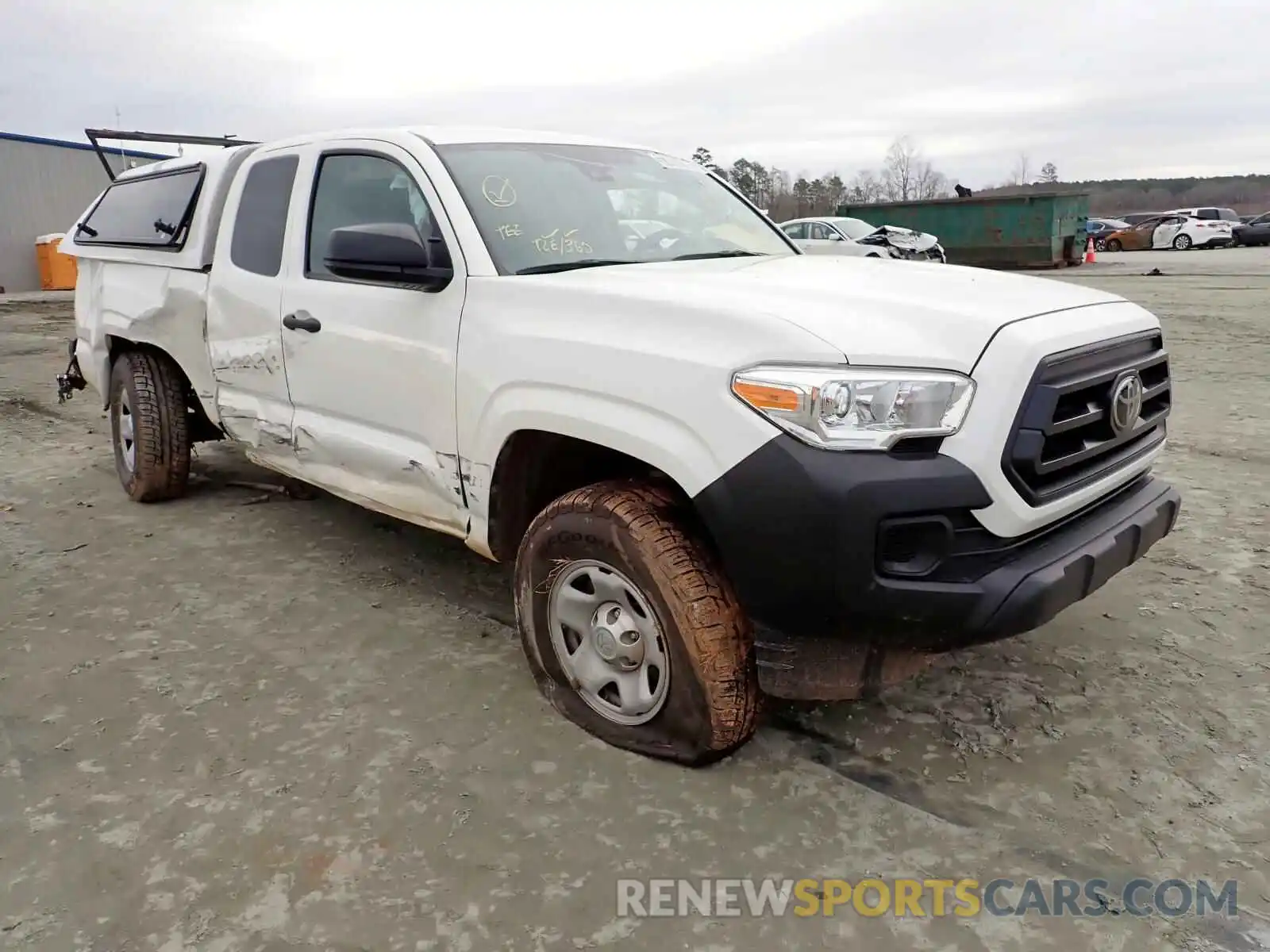 1 Photograph of a damaged car 3TYRX5GNXMT010849 TOYOTA TACOMA 2021