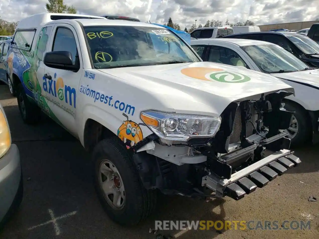 1 Photograph of a damaged car 3TYRX5GNXMT015923 TOYOTA TACOMA 2021