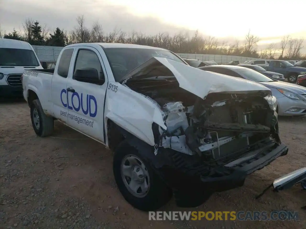 1 Photograph of a damaged car 3TYRX5GNXMT017381 TOYOTA TACOMA 2021