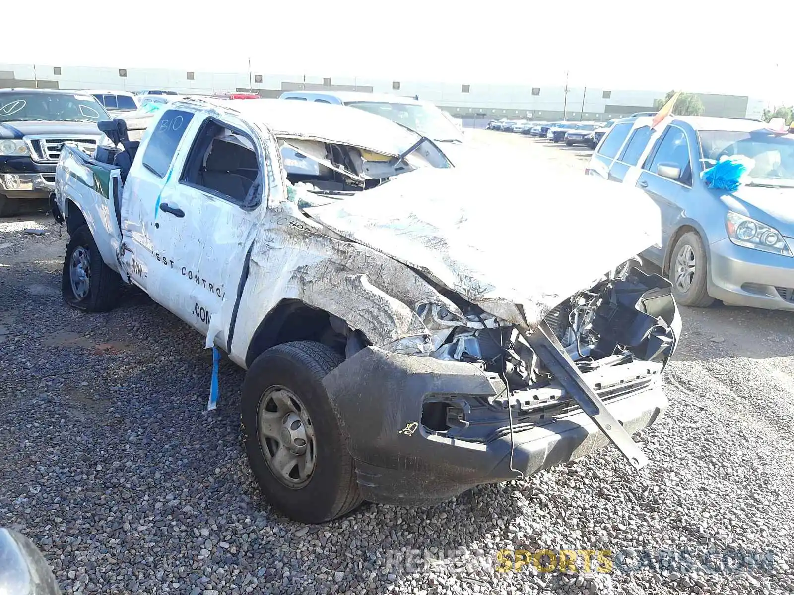 1 Photograph of a damaged car 3TYRX5GNXMT018191 TOYOTA TACOMA 2021