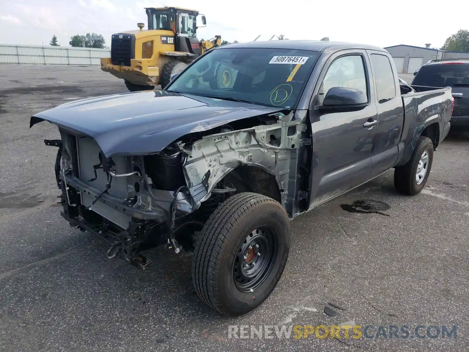 2 Photograph of a damaged car 3TYRX5GNXMT020961 TOYOTA TACOMA 2021