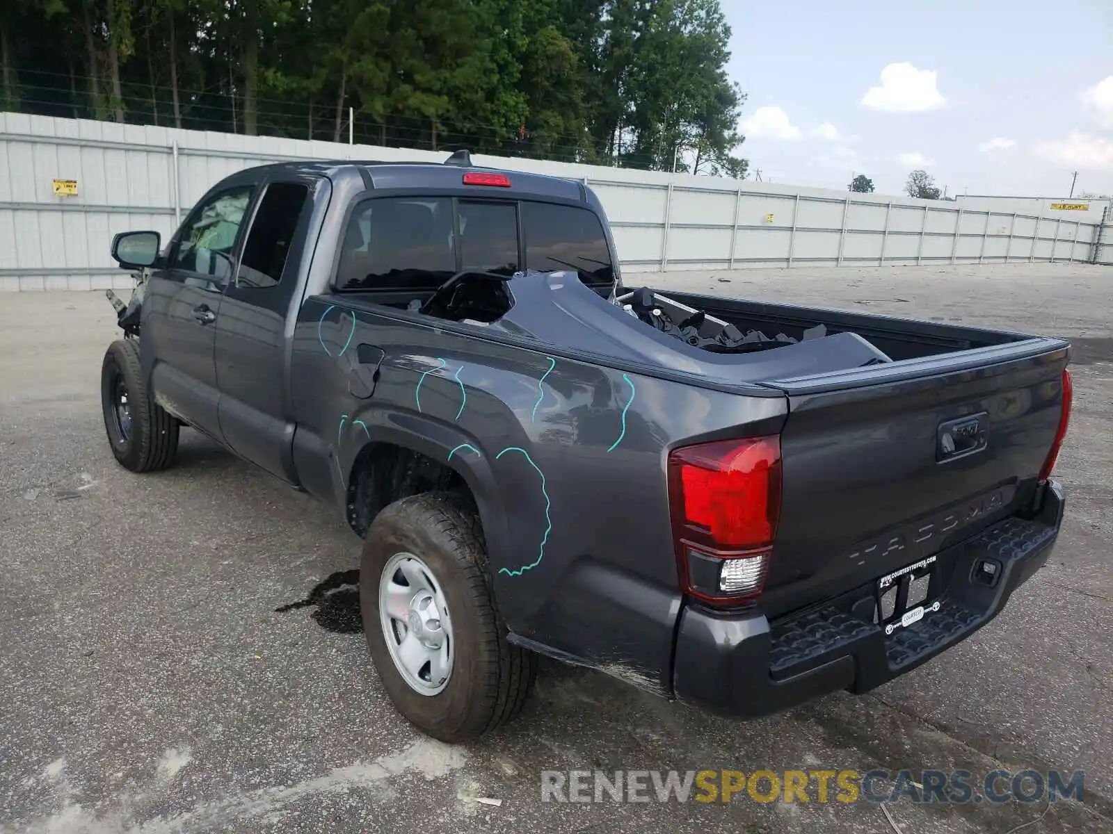 3 Photograph of a damaged car 3TYRX5GNXMT020961 TOYOTA TACOMA 2021