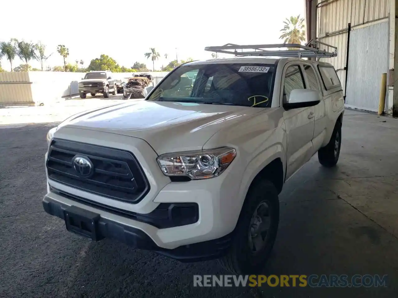 2 Photograph of a damaged car 3TYRX5GNXMT025982 TOYOTA TACOMA 2021