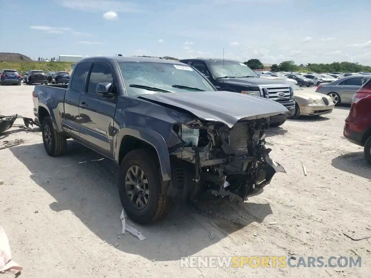 1 Photograph of a damaged car 3TYRZ5CN1MT002493 TOYOTA TACOMA 2021