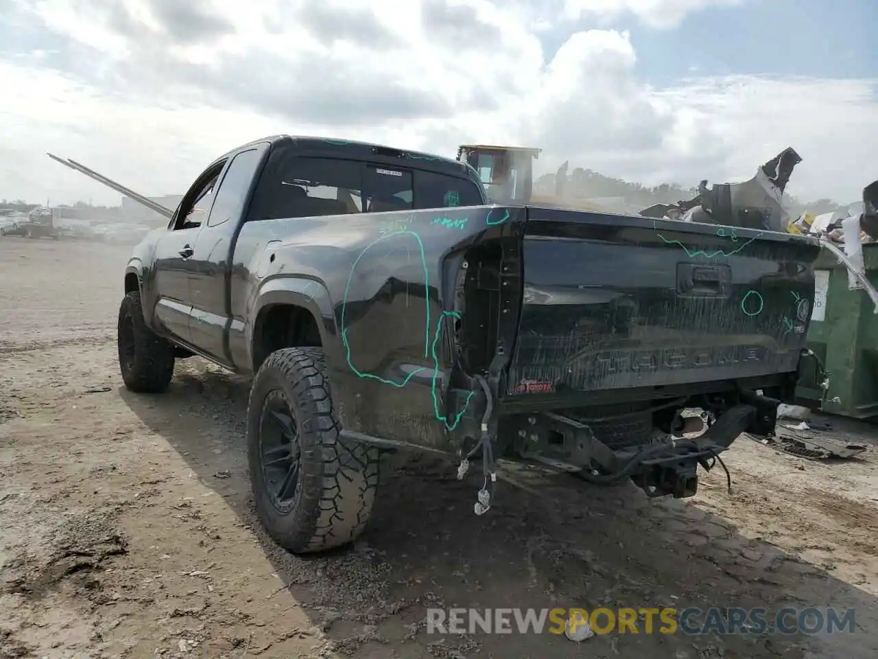 3 Photograph of a damaged car 3TYRZ5CN1MT011260 TOYOTA TACOMA 2021