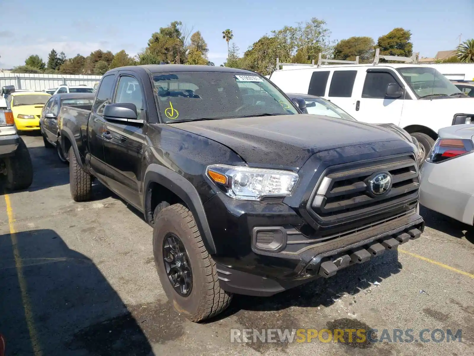 1 Photograph of a damaged car 3TYRZ5CN2MT004916 TOYOTA TACOMA 2021