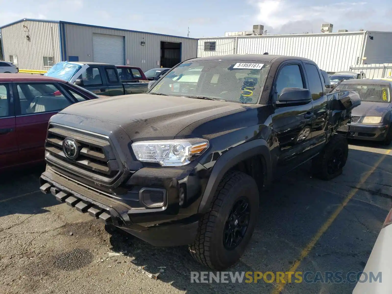 2 Photograph of a damaged car 3TYRZ5CN2MT004916 TOYOTA TACOMA 2021