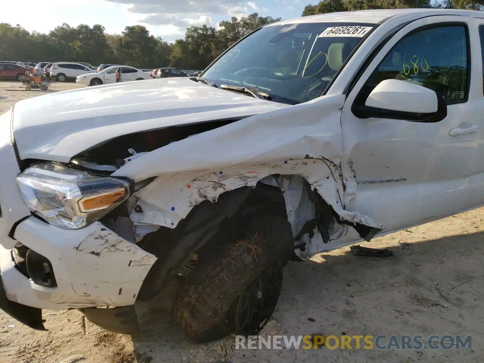 9 Photograph of a damaged car 3TYRZ5CN2MT011266 TOYOTA TACOMA 2021